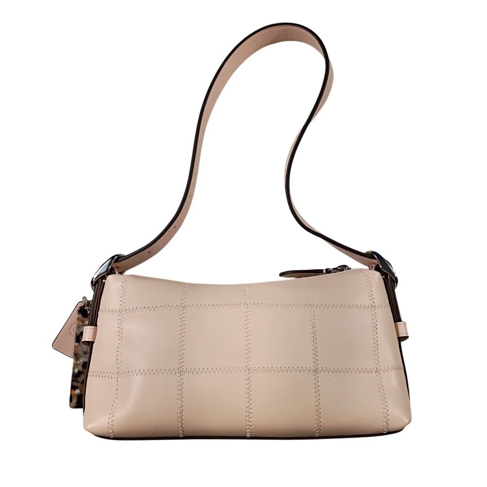 Coachtopia Ergo Shoulder Bag Women Pink Upcrafted Leather Excellent Patchwork